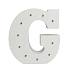 Nekupto Wooden LED letter G decoration 16 cm