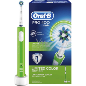 Oral-B Pro 400 CrossAction Green Electric Toothbrush 1 piece
