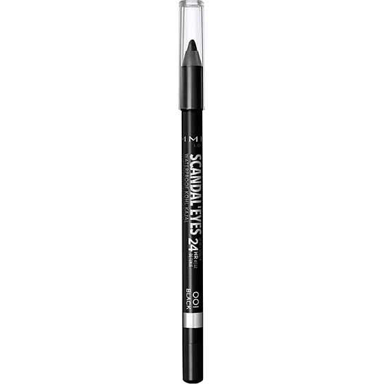 Rimmel London Scandaleyes Kohl Kajal Waterproof Eyeliner 001 Black 1.3 g