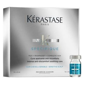 Kérastase Specifique Cure Apaisante Anti-Inconforts 4 week treatment to treat and soothe sensitive scalp 12 x 6 ml 72 ml