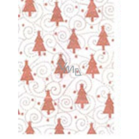 Ditipo Gift wrapping paper 70 x 500 cm Christmas beige brown Christmas trees