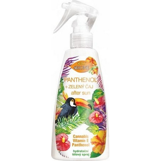 Bione Cosmetics Panthenol + green tea spray after tanning 260 ml