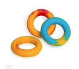 Sum-Plast Rubber Ring with fragrance vanilla floating toy for dogs 11 cm