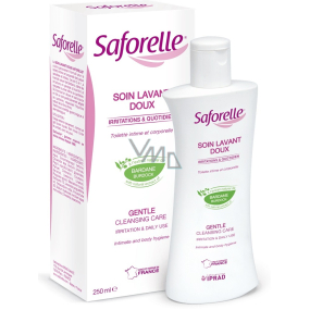 Saforelle Gel for intimate hygiene gentle cleansing care, soothes and soothes irritation, without soap 250 ml