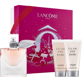 Lancome La Vie Est Belle perfumed water for women 50 ml + shower gel 50 ml + body lotion 50 ml, gift set
