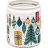 Bolsius White Christmas white scented candle in glass 68 x 80 cm, burning time 23 hours