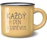 Nekupto Mini coffee mug Every day with a smile 100 ml