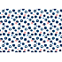 Ditipo Gift wrapping paper 70 x 100 cm White with hearts and blue circles 2 sheets