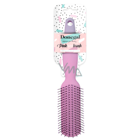 Donegal Pink Lychee Brush hair brush narrow 23,5 cm 1274