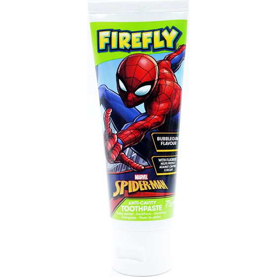 Firefly Spiderman fluoride toothpaste for children 75 ml