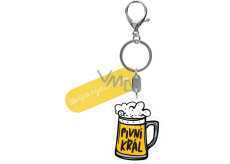 Albi Picture key ring with carabiner Beer King