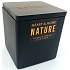 Heart & Home Nature Oak wood and vetiver scented candle large glass, burning time up to 40 hours 210 g
