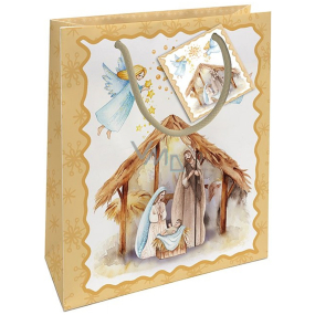 Nekupto Gift paper bag 23 x 18 x 10 cm Christmas Bethlehem