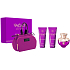 Versace Dylan Purple eau de parfum 100 ml + body lotion 100 ml + shower gel 100 ml + handbag, gift set for women