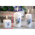 Lima Chrpa white scented cube candle 45 x 45 mm