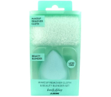JJDK 3D Makeup Sponge 6 cm + Cleaning Towel Various Colors, Gift Set