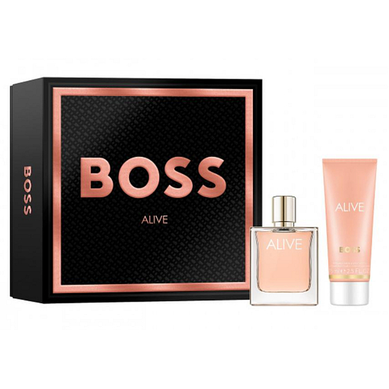 Hugo Boss Alive Eau de Parfum 50 ml + Body Lotion 75 ml, Gift Set for Women