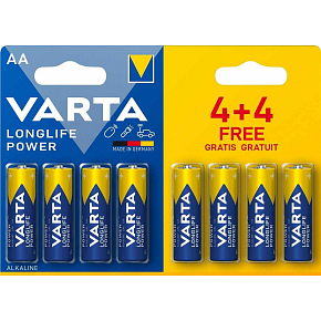 Varta High Energy, batteries AA, alkaline, 8 pcs