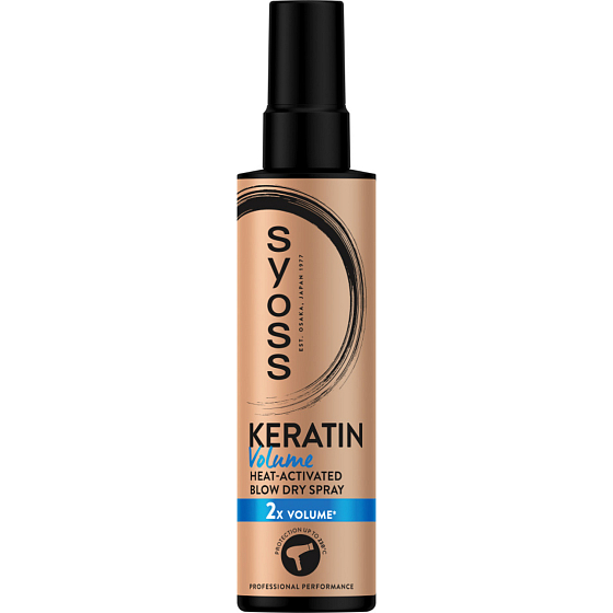 Syoss Heat Protection Spray Keratin Volume 200ml
