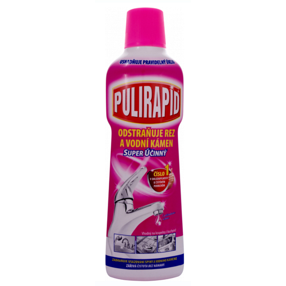 Pulirapid Aceto for limescale liquid cleaner with natural vinegar 500 ml