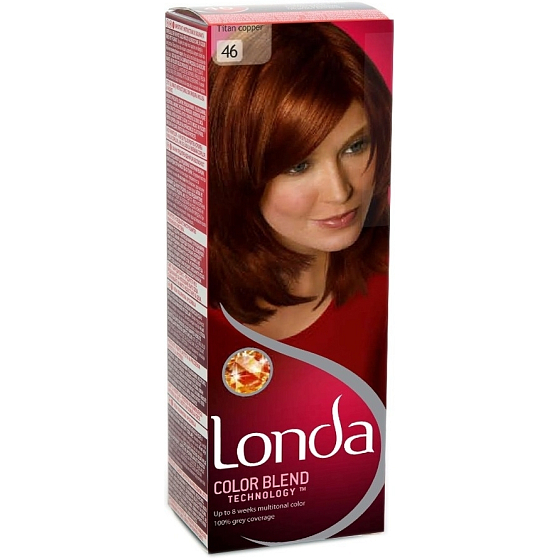 Londa Color Blend Technology hair color 46 titanium copper