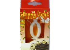 Happy light Cake candle digit 0 in box