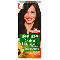 Garnier Color Naturals Creme Hair Color, shade medium brown 4