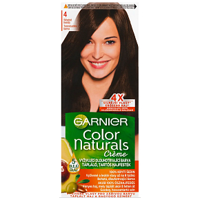 Garnier Color Naturals Creme Hair Color, shade medium brown 4