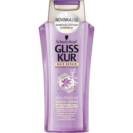 Gliss Kur Asia Straight regenerates shampoo for straight hair 250 ml