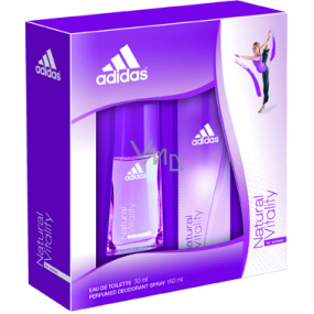 Adidas Natural Vitality eau de toilette 30 ml + deodorant spray 150 ml, gift set for women