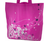 Foldable shopping bag with case - different motives, different colors 1 piece