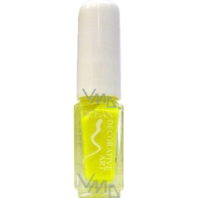 Ocean Decorative Art decorating nail polish shade 23 yellow neon 5 ml