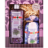 Bohemia Gifts Lavender hair shampoo 250 ml + bath salt in a linen bag 200 g, cosmetic set
