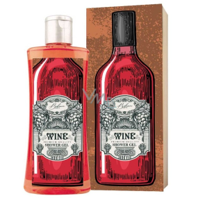 Bohemia Gifts Book of Wine wine shower gel in a box of 250 ml