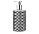 Vivian Gray Diamond Black & White Luxury liquid soap with a 250 ml dispenser