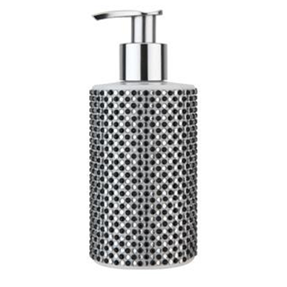 Vivian Gray Diamond Black & White Luxury Liquid Soap with Dispenser 250 ml