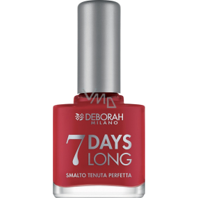 Deborah Milano 7 Days Long Nail Enamel nail polish 860 Strawberry Red 11 ml