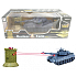 EP Line RC 1:28 Fighting Tank - interactive IR battle T90 vs fortress, recommended age 8+