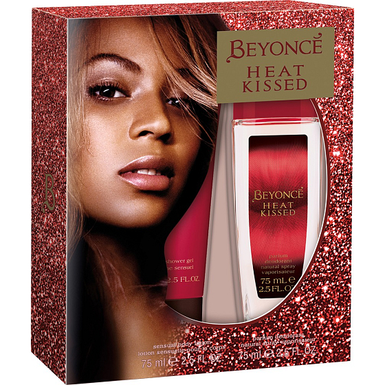 Beyoncé Heat Kissed perfumed deodorant glass for women 75 ml + body lotion 75 ml, cosmetic set