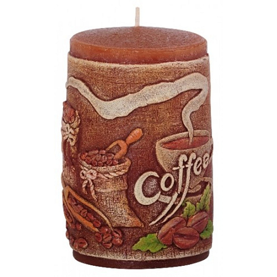 Candles Coffee scented candle cylinder 60 x 100 mm