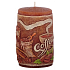 Candles Coffee scented candle cylinder 60 x 100 mm