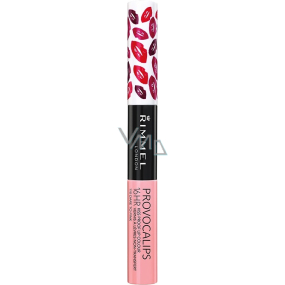 Rimmel London Provocalips 16HR Kiss Proof Lip Color Lip Gloss 110 Dare to Pink 4 ml and 3 ml