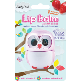 Body Club Owl Metallic Strawberry Lip Balm 3.5 g