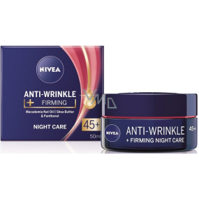 Nivea Anti-Wrinkle + Firming 45+ Firming Anti-Wrinkle Night Cream 50 ml