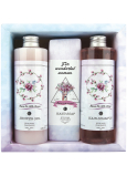 Bohemia Gifts Boho Style & Gentleman Darts and Roses shower gel 250 ml + toilet soap 145g + hair shampoo 250 ml cosmetic set