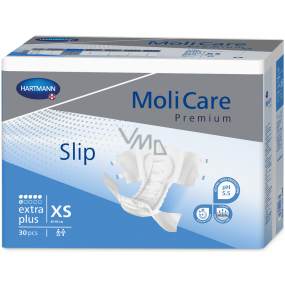 MoliCare Premium Extra Plus XS 40-60 cm 6 drops adhesive diaper panties for severe incontinence 30 pieces