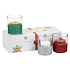 Yankee Candle Votive scented candle 49 gx 3 pieces + glass candles 3 pieces, Christmas gift set