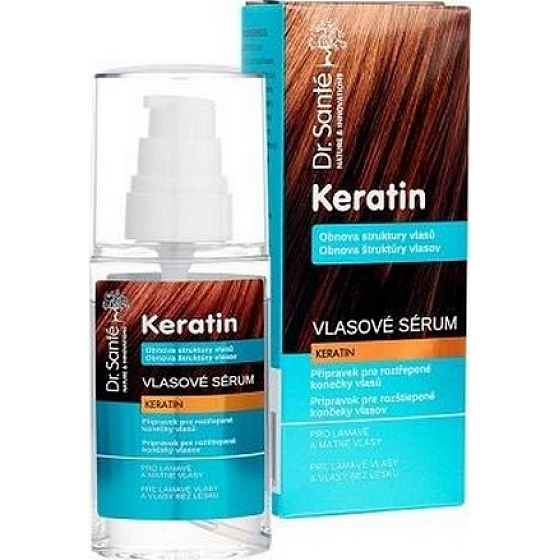 Dr. Santé Keratin Hair Serum for Fragile Brittle Hair Without Shine 50 ml