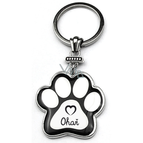 Nekupto Pets key ring in the shape of a paw Pointer 40 x 85 x 3 mm