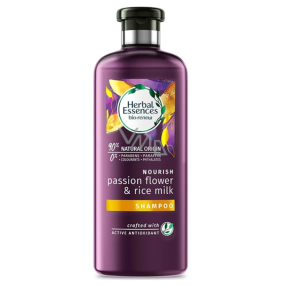 Herbal Essences Nourish Passion Flow & Rice Milk Shampoo with passion fruit and rice milk, for nourished hair, without parabens 400 ml